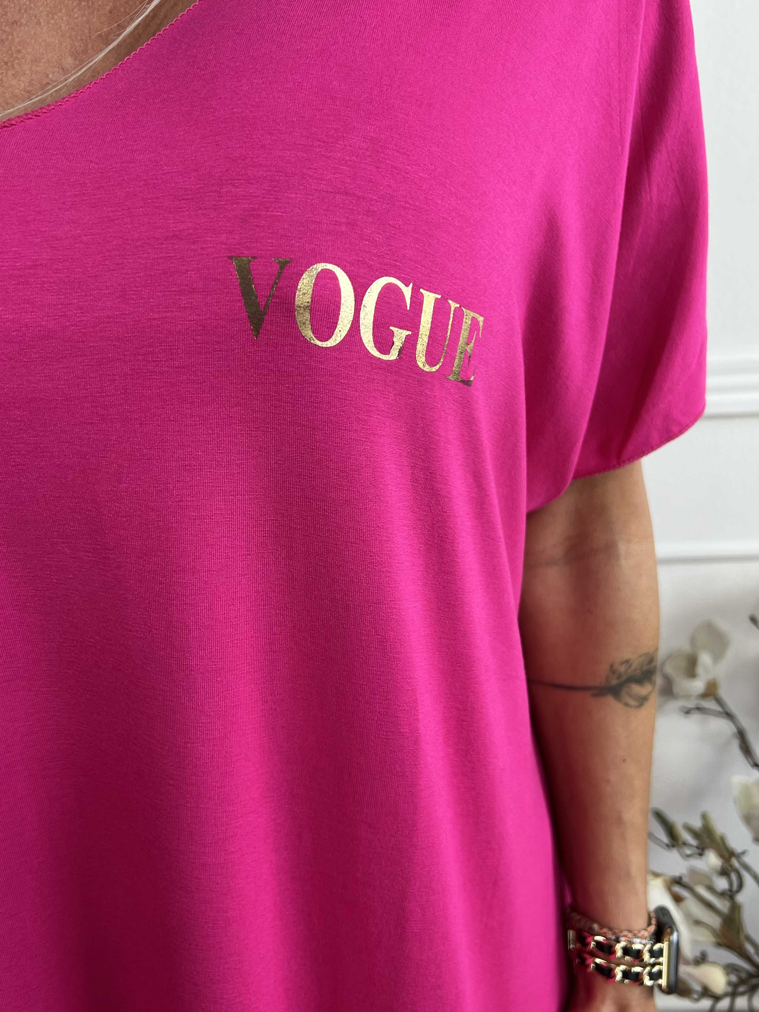 Ellen - Oversized t-shirtkjole i viskose med guldskrift